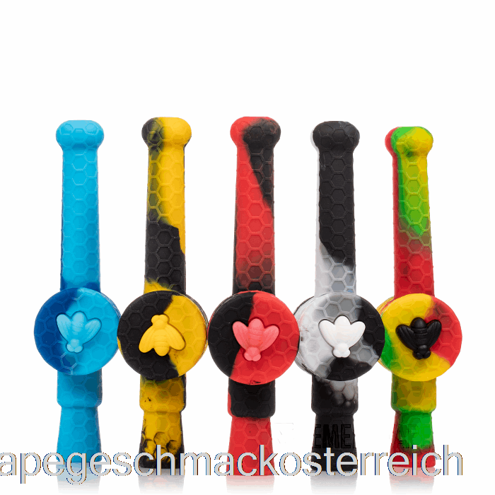Stratus Reclaimer Honey Dipper Silikon Dab Stroh Schwarz / UV-Schleim (Schwarz / UV-Grün) Vape-Geschmack